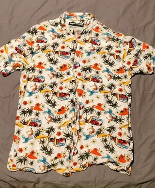 Camicia Spitfire a fantasia hawaiana
