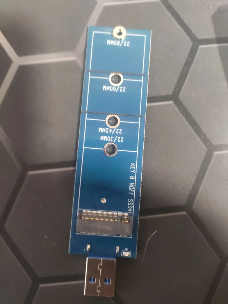 Adaptador M.2 NGFF SSD a USB 3.0 afbeelding 2