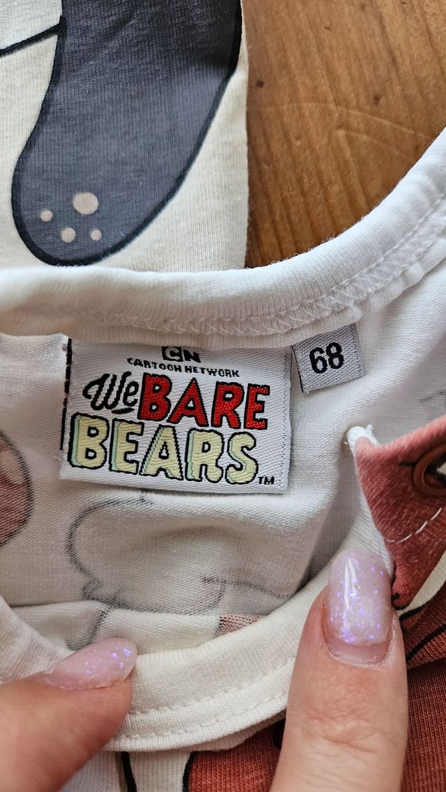 Lote Bodies Bebé We Bare Bears y Perro