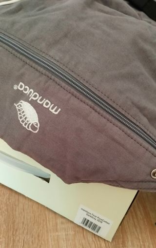 Mochila Portabebés Manduca Pure Cotton Gris