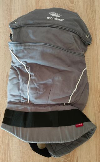 Mochila Portabebés Manduca Pure Cotton Gris