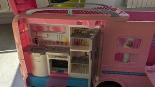 Caravana Barbie Juguete Rosa