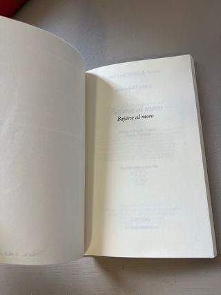 Bajarse al moro (Spanish Edition)