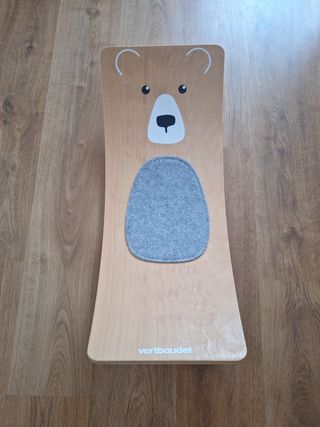 Tabla de equilibrio infantil oso