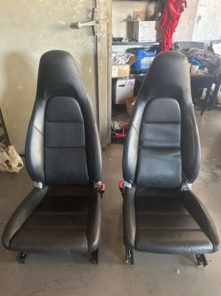 Asientos Porsche 997 Cuero Negro