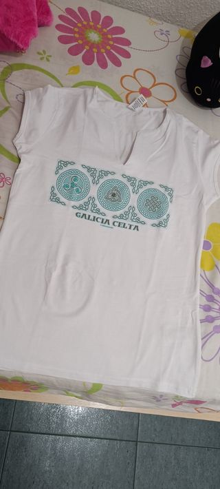 Camiseta Blanca Galicia Celta Talla S