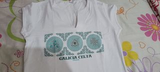 Camiseta Blanca Galicia Celta Talla S