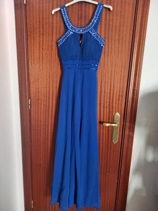 Vestido largo azul fiesta/boda