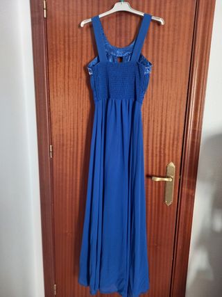 Vestido largo azul fiesta/boda