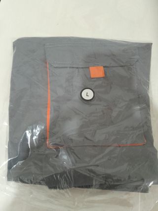 Pantalones de trabajo grises talla L