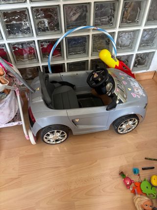 Auto in legno senza batterie o pedali per bambini