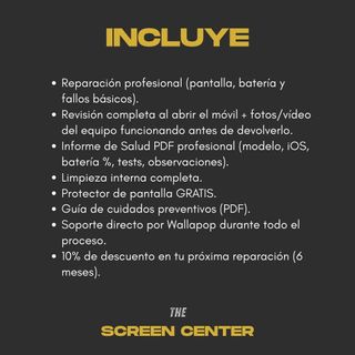 Oferta reparacion pantallas Android y Iphone