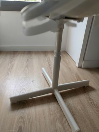 Silla de escritorio infantil blanca