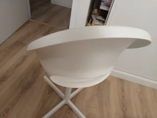 Silla de escritorio infantil blanca
