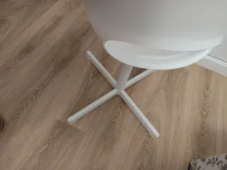 Silla de escritorio infantil blanca