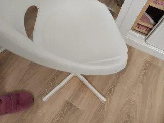 Silla de escritorio infantil blanca