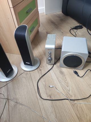 Altavoces PC Silver/Black