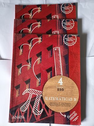 Libros de matemáticas de 4 eso