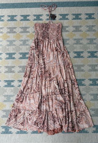Vestido largo verano paisley