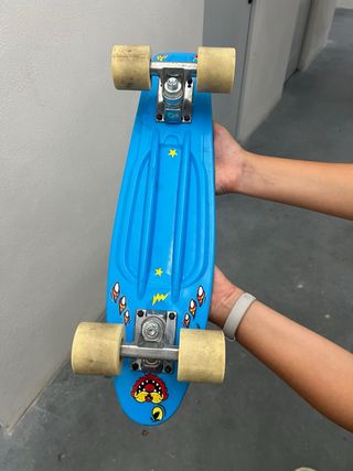 Patín azul para niños