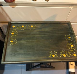 Mesa plegable vintage madera