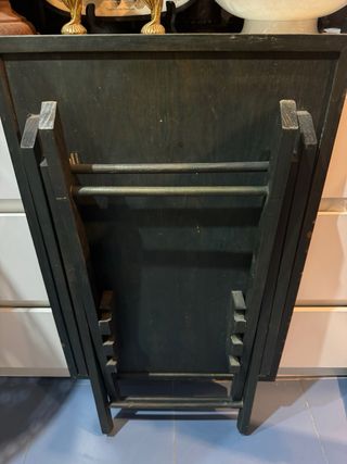 Mesa plegable vintage madera