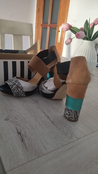 Zapatos de tacón sandalia