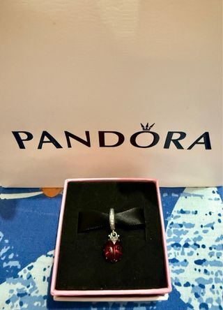 Pandora Charm Mariquita Roja