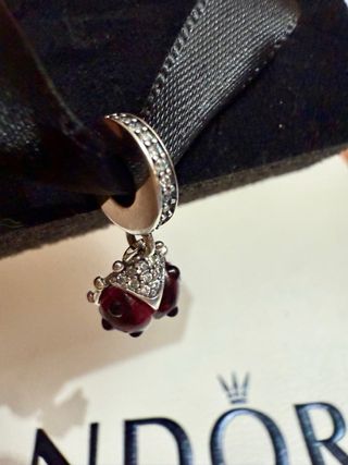 Pandora Charm Mariquita Roja