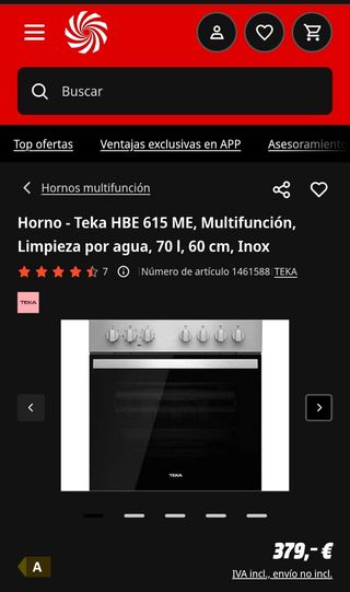 Horno y vitrocerámica Teka