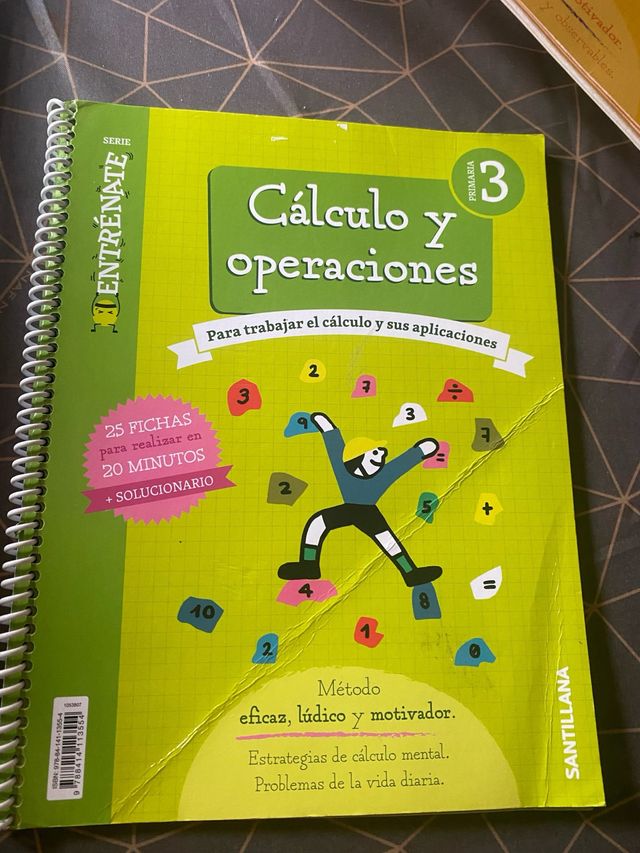 CUADERNO CALCULO SERIE ENTRENATE 3 PRIMARIA
