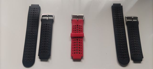 Correas Garmin Forerunner 235 (Negro y Rojo)