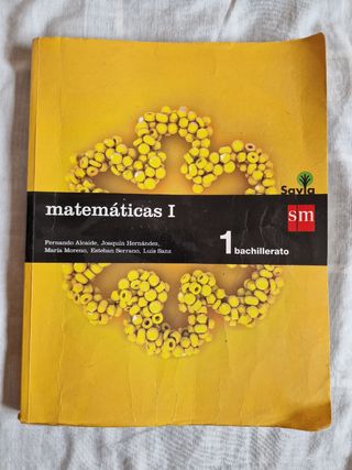 Matemáticas I. 1 Bachillerato. Savia