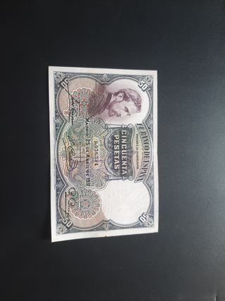 BILLETE DE 50 PESETAS DE 1931