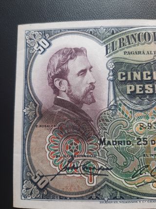 BILLETE DE 50 PESETAS DE 1931