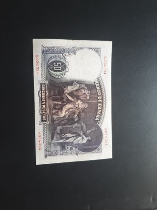 BILLETE DE 50 PESETAS DE 1931