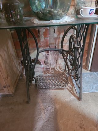 Estructura Hierro Máquina Coser Antigua