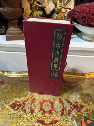 Biombo Plegable Ópera de Pekín 6 paneles con caja