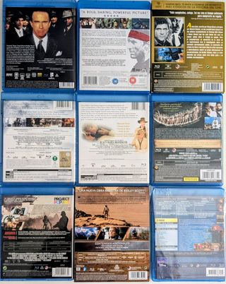 Pack 9 Películas Blu-ray Variadas