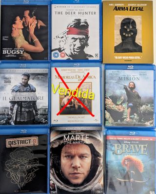 Pack 9 Películas Blu-ray Variadas