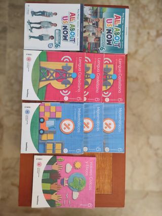 Libros de texto 6° primaria.