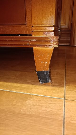 Mesa Centro Elevable Madera y Cristal