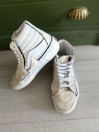 Zapatillas altas de piel SK8-Hi Reconstruct - Crud