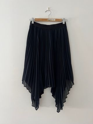 Falda midi plisada Pepe Jeans negra