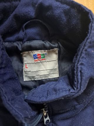 Chaleco de trabajo azul