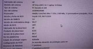 HP Envy x360 2en1 14-fc0009ns Azul Marino