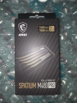 MSI Spatium M480 Pro 2TB SSD M.2 PCIe 4.0 NVMe