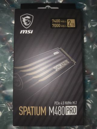 MSI Spatium M480 Pro 2TB SSD M.2 PCIe 4.0 NVMe