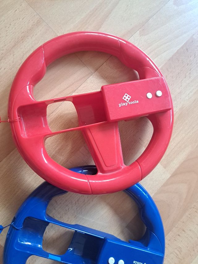 Volantes Wii PlayTools Rojo y Azul
