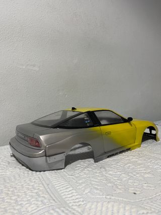 Carrocería RC Nissan Silvia S15 Amarillo 1:10